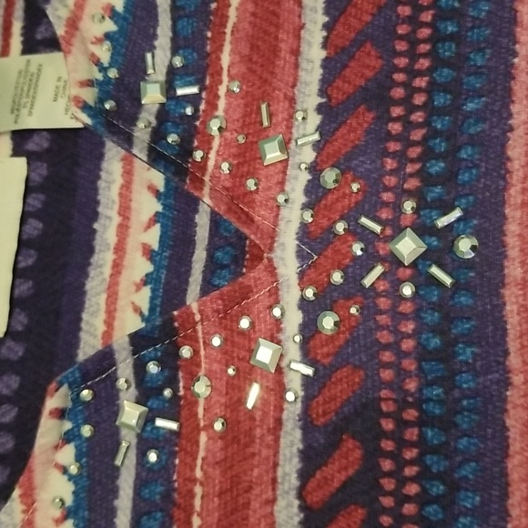 alfred dunner V neck top size L - Picture 4 of 6